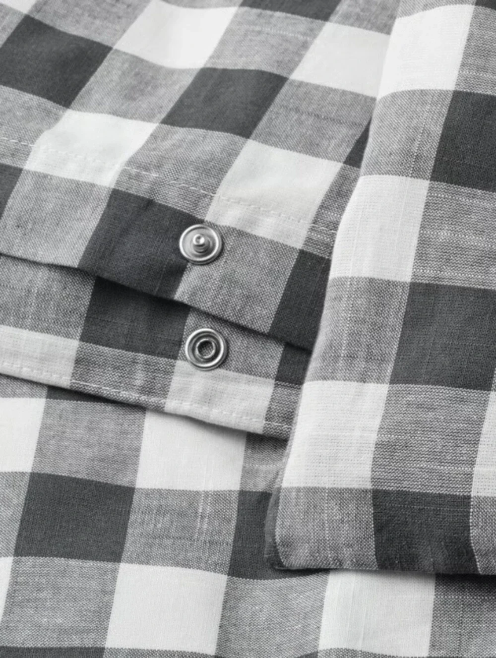 Classic Black & White Check Duvet Cover